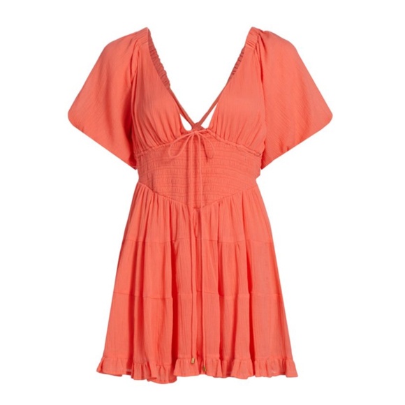 Free People Perfect Day Cotton Mini Dress - Picture 5 of 8